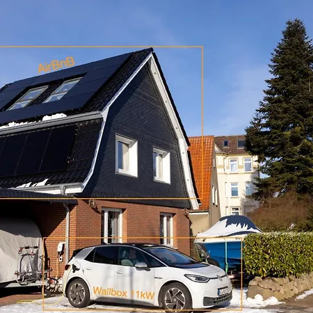 Driftwood - Gemuetlich & Modern, Klimaanlage & Wallbox Inklusive Lejlighed Kiel